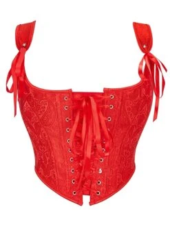 Women's Shapewear Flower Corsets Party Christmas Wedding Party Cotton Blend Breathable Straps Sleeveless Backless Summer Spring Black White -Ladies Pajamas Store lhwmld1697170350185