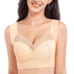 Women's Wireless Bras Full Coverage Pure Color Pull-On Closure Spandex Sexy 1PC Green Black / Bras & Bralettes / Plus Size -Ladies Pajamas Store limelm1620367974798