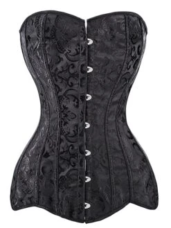 Women's Body Shaper Flower Fashion Corsets Comfort Party Halloween Street Cotton Breathable Bandeau Sleeveless Backless Summer Spring Black White