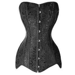 Corset Women's Corsets Trachtenmieder Halloween Prom Party & Evening Club Black White Sexy Country Bavarian Buckle Lace Up Backless Retro Tummy Control Flower Summer Spring -Ladies Pajamas Store lwekvn1656410688845