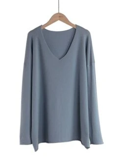 Women's Loungewear Top Pure Color Simple Casual Comfort Home Daily Going Out Rayon Warm V Wire Long Sleeve Fall Winter Black Yellow -Ladies Pajamas Store lycayb1695281842513