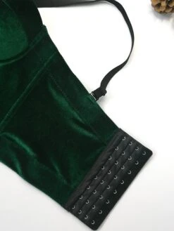 Corset Women's Corset Tops Prom Party & Evening Club Black Wine Green Sexy Overbust Corset Buckle Backless Tummy Control Pure Color Summer Spring -Ladies Pajamas Store mekcoj1643187455976