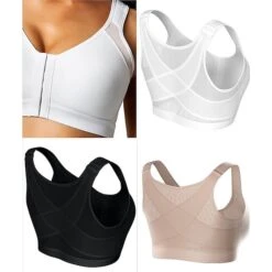 Front Closure Full Coverage Back Support Posture Corrector Bras For Women -Ladies Pajamas Store mjzlrt1661393979585