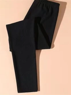 Women's Loungewear Pants Lounge Pants Pure Color Simple Casual Soft Street Daily Vacation Polyester Breathable Long Pant Elastic Waist Summer Spring Black Pink -Ladies Pajamas Store mlcqmr1692348338036