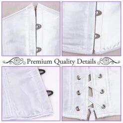 Fashion Womens Underbust Waist Training Corset Bustier Sexy Satin Vintage 30 Fashion Womens Underbust Waist Training Corset Bustier Sexy Satin Vintage -Ladies Pajamas Store mmrzsc1663920028603