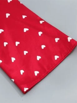 Women's Satin Heart Print Lace PJ Sets 3 Pcs Bathrobe Cami Top And Bow Tie Front Shorts Casual Comfort Soft Home Daily Bed Polyester Breathable Summer Fall White Wine 21 Women's Satin Heart Print Lace PJ Sets 3 Pcs Bathrobe Cami Top And Bow Tie Front Shorts Casual Comfort Soft Home Daily Bed Polyester Breathable Summer Fall White Wine -Ladies Pajamas Store mqmqug1688111265693