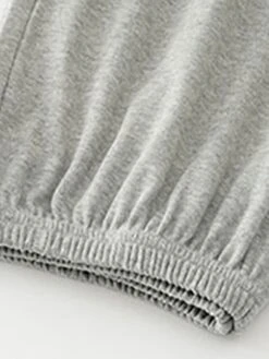 Women's Cotton Pajamas Sets Letter Panda Casual Comfort Home Bed Breathable Crew Neck Long Sleeve Pullover Pant Pocket Fall Winter White Yellow -Ladies Pajamas Store mvpjig1696923361028