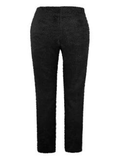 Women's Fleece Pajamas Pants Pure Color Fashion Simple Casual Street Date Airport Flannel Breathable Long Pant Elastic Waist Fall Winter Black Pink -Ladies Pajamas Store mytwhd1691392655205