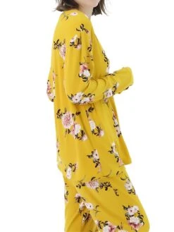 Women's Plus Size Loungewear Sets Stripe Flower Warm Fashion Casual Home Street Daily Polyester Warm Breathable Crew Neck Long Sleeve T Shirt Tee Pant Fall Winter Black Strips Black Daisy -Ladies Pajamas Store ncbbfa1693986215142