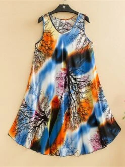 Women's Pajamas Nightgown Nightshirt Dress Flower Simple Comfort Soft Home Daily Bed Cotton Breathable Crew Neck Sleeveless Dress Summer Spring Gold Black Black 27 Women's Pajamas Nightgown Nightshirt Dress Flower Simple Comfort Soft Home Daily Bed Cotton Breathable Crew Neck Sleeveless Dress Summer Spring Gold Black Black -Ladies Pajamas Store ndwpna1684838965364