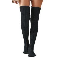 Women's 1 Pair Socks Stockings Dress & Trouser Socks Comfort Novelty Acrylic Solid Colored Casual Daily Indoor Warm Winter Fall Black Orange Gray -Ladies Pajamas Store nwjnae1665740351971