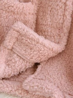 Women's Pajamas Sets Pure Color Warm Fashion Casual Home Daily Bed Flannel Warm Stand Collar Long Sleeve Pant Button Fall Winter Pink Beige -Ladies Pajamas Store nzzoaq1692950060062