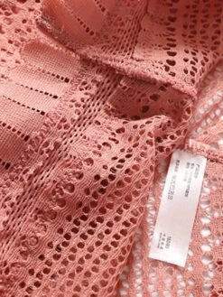 Women's Flower Lace Hole Simple Pure Color Basic Panties Brief Micro-elastic Mid Waist Sexy Nylon 1 PC Green One-Size -Ladies Pajamas Store oeezyk1646364668434