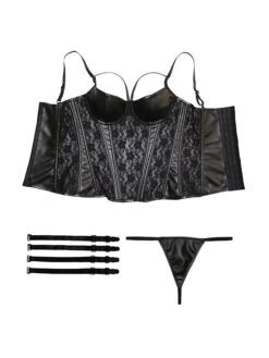 Women's Corsets Halloween Waist Trainer Body Shaper Pure Color Fashion Retro Hot Party Carnival Polyester Breathable Straps Strap Top Adjustable Summer Spring Black -Ladies Pajamas Store olkwbo1691392747437