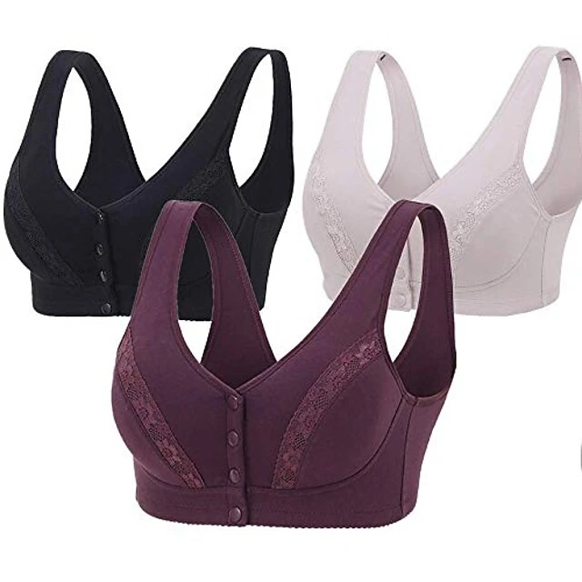 Pure Color Front Closure 1PC Light Purple Bean Paste Powder 4 Pure Color Front Closure 1PC Light Purple Bean Paste Powder - Image 2