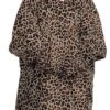 Women's Wearable Hoodie Blanket Pajama Loungewear Hoodie Blanket Pajama Loungewear Leopard Starry Sky Warm Plush Casual Home Daily Bed Flannel Warm Long Sleeve Pocket Fall Winter Black White