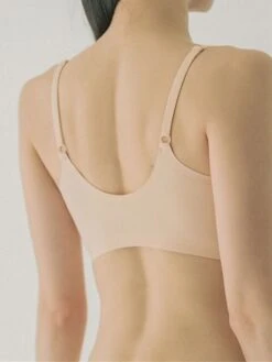 Women's Wireless Bras Padded Bras Sports Bras Fixed Straps 3/4 Cup V Neck Breathable Running Push Up Pure Color Pull-On Closure Sport Casual Daily Nylon 1PC Green Black / Bras & Bralettes / 1 PC -Ladies Pajamas Store otmuxt1646734304629