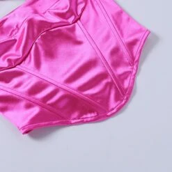 Corset Women's Corset Tops Party & Evening Club Yellow Fuchsia Cotton Comfortable Overbust Corset Backless Tummy Control Push Up Solid Color Summer Spring -Ladies Pajamas Store otynxc1640143762917