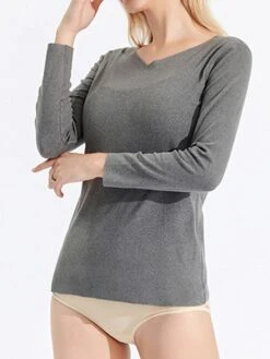 Winter Thermal Underwear For Women Long Johns Top Fleece Lined Ultra Soft -Ladies Pajamas Store ozbkqg1663752947346