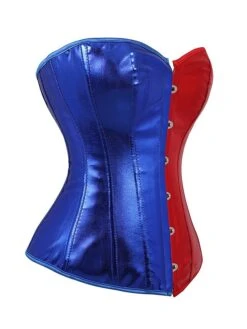 Women's Body Shaper Color Combo Fashion Corsets Comfort Party Christmas Halloween Xmas Acrylic Breathable Bandeau Sleeveless Backless Summer Spring Red -Ladies Pajamas Store pbbnol1693295685573