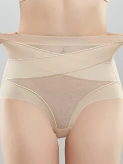 Corset Women's Control Panties Thigh Slimmers Shapewears Office Running Gym Yoga Black Beige Sport Sexy Breathable Lace Up Tummy Control Push Up Basic Pure Color All Seasons