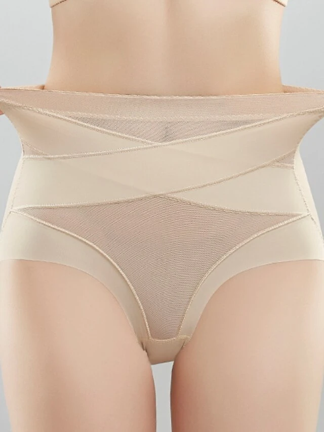 Corset Women's Control Panties Thigh Slimmers Shapewears Office Running Gym Yoga Black Beige Sport Sexy Breathable Lace Up Tummy Control Push Up Basic Pure Color All Seasons 3 Corset Women's Control Panties Thigh Slimmers Shapewears Office Running Gym Yoga Black Beige Sport Sexy Breathable Lace Up Tummy Control Push Up Basic Pure Color All Seasons