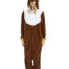Women's Winter Hoodie Onesies Pajama For Adult Jumpsuits Animal Cartoon Comfort Funny Soft Home Christmas Daily Cotton Warm Hoodie Long Sleeve Pocket Winter Fall Yellow Brown / Pjs -Ladies Pajamas Store pocfez1665476334003