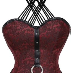 Corset Women's Plus Size Corsets Country Bavarian Overbust Corset Classic Tummy Control Push Up Abstract Flower Printing Zipper Lace Up Nylon Polyester / Cotton Christmas Halloween Wedding Party -Ladies Pajamas Store psnmck1625646589610