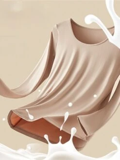 Women's Thermal Underwear Sets Pure Color Warm Casual Comfort Home Daily Going Out Nylon Warm Crew Neck Long Sleeve Pant Fall Winter Black White