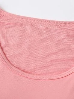 Women's Pink Pajama Top With Chest Pads Loungewear Top Pure Color Fashion Casual Comfort Street Daily Bed Modal Breathable Crew Neck Long Sleeve Fall Winter Black White -Ladies Pajamas Store qphlqf1697699936235