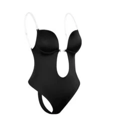 Corset Women's Bodysuits Wedding Party Party & Evening Club Black Beige Spandex Sport Overbust Corset Backless Tummy Control Push Up Pure Color Fall Winter -Ladies Pajamas Store qwphbt1662099890757