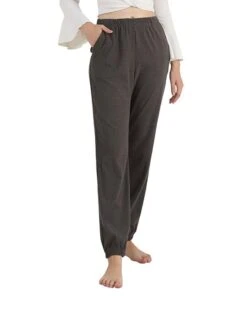 Women's Plus Size Loungewear Pants Pure Color Warm Fashion Casual Home Street Daily Cotton Warm Breathable Pant Pocket Elastic Waist Fall Winter Smoke Gray Pomegranate Red 21 Women's Plus Size Loungewear Pants Pure Color Warm Fashion Casual Home Street Daily Cotton Warm Breathable Pant Pocket Elastic Waist Fall Winter Smoke Gray Pomegranate Red -Ladies Pajamas Store qxayhu1693986214561