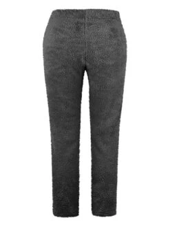 Women's Fleece Pajamas Pants Pure Color Fashion Simple Casual Street Date Airport Flannel Breathable Long Pant Elastic Waist Fall Winter Black Pink -Ladies Pajamas Store raccvh1691392657724