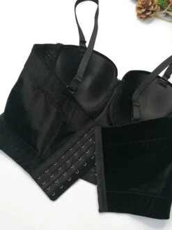 Corset Women's Corset Tops Prom Party & Evening Club Black Wine Green Sexy Overbust Corset Buckle Backless Tummy Control Pure Color Summer Spring -Ladies Pajamas Store riuqur1643187460729