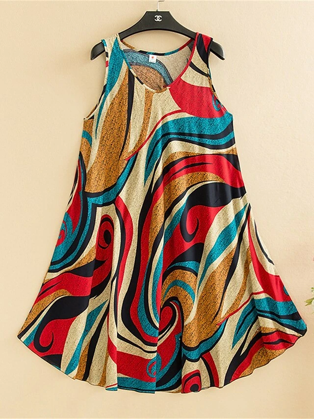 Women's Pajamas Nightgown Nightshirt Dress Flower Simple Comfort Soft Home Daily Bed Cotton Breathable Crew Neck Sleeveless Dress Summer Spring Gold Black Black 13 Women's Pajamas Nightgown Nightshirt Dress Flower Simple Comfort Soft Home Daily Bed Cotton Breathable Crew Neck Sleeveless Dress Summer Spring Gold Black Black - Image 11