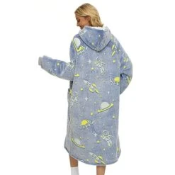 Women's Plush Hooded Robe Warm Loungewear Pajamas Nightgown Sleepwear Home Daily Bed Fall Winter -Ladies Pajamas Store rvgqui1637318246737