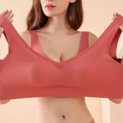 Women's Wireless Bras Full Coverage Pure Color Pull-On Closure Nylon Sexy 1PC Green Black / Bras & Bralettes / Plus Size