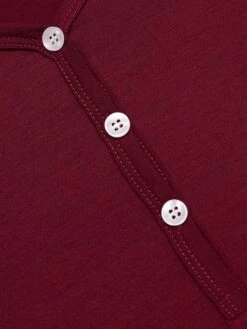 Women's Loungewear Nightgown Nightshirt Dress Patchwork Casual Comfort Sweet Home Christmas Daily Polyester Breathable V Wire Long Sleeve Dress Button Spring Summer Black Wine -Ladies Pajamas Store ryufwx1676281781138