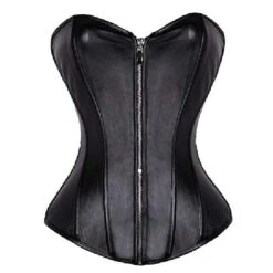 Corset Women's Corsets Christmas Halloween Wedding Party Birthday Party Plus Size Black Red Overbust Corset Zipper Lace Up Classic Tummy Control Push Up Solid Color Summer Spring Fall