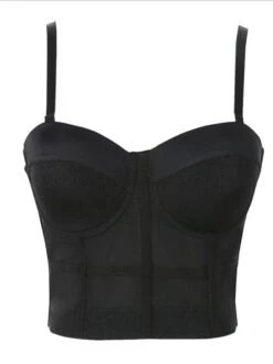 Corset Women's Corset Tops Comfortable Overbust Corset Backless Tummy Control Push Up Pure Color Hook & Eye Polyester Wedding Party Party & Evening Walking All Seasons Green White Black -Ladies Pajamas Store suferv1640852342106