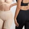 Women's Shapewear With Hip Pads Pure Color Sport Casual Comfort Home Daily Gyms Nylon Breathable Summer Spring Black Beige