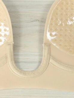 Women's Tube Bra Adhesive Bras Strapless Bras Full Coverage Deep V Breathable Invisible Pure Color Sticky Casual Daily Polyester Sexy 1PC Black Khaki / Bras & Bralettes / 1 PC -Ladies Pajamas Store tgbpwq1634723543561