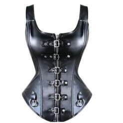 Women's Plus Size Corsets HalloweenCountry Bavarian Overbust Corset Classic Tummy Control Push Up Solid Color Buckle Zipper Nylon Polyester / Cotton Christmas Wedding Party Birthday Party