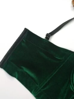 Corset Women's Corset Tops Prom Party & Evening Club Black Wine Green Sexy Overbust Corset Buckle Backless Tummy Control Pure Color Summer Spring -Ladies Pajamas Store tiyhaz1643187455539