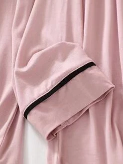 Women's Light Blue Pajamas Sets With Chest Pads Pure Color Simple Casual Comfort Home Daily Bed Modal Breathable Crew Neck Long Sleeve Chest Pads Fall Winter Lotus Pink Pink -Ladies Pajamas Store tkwwcs1697699924995