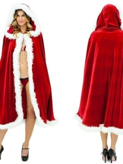 Women's Sexy Christmas Combo Warm Comfort Oversized Carnival Home Xmas Cotton Warm Hoodie Feather Fall Winter Red -Ladies Pajamas Store tlgnxo1695023625475