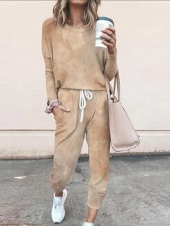 Women's Light Pink Loungewear Sets Sweatsuits Tracksuits Sweatshirt Pullover Simple Casual Comfort Home Daily Cotton Spandex Jersey Crew Neck Long Sleeve Pullover Spring Fall Light Pink White 13 Women's Light Pink Loungewear Sets Sweatsuits Tracksuits Sweatshirt Pullover Simple Casual Comfort Home Daily Cotton Spandex Jersey Crew Neck Long Sleeve Pullover Spring Fall Light Pink White -Ladies Pajamas Store toaswc1697162148695