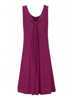 Women's Plus Size Pajamas Nightgown Nightshirt Dress Pure Color Simple Casual Soft Home Daily Bed Polyester Breathable Straps Sleeveless Summer Spring Black Wine -Ladies Pajamas Store tqggem1680597777462