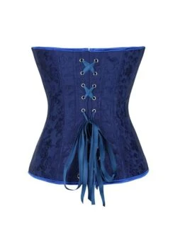 Corset Women's Corsets Halloween Party & Evening Club Black White Wine Sexy Overbust Corset Hook & Eye Lace Up Backless Tummy Control Pure Color Summer Spring -Ladies Pajamas Store tqspke1658987115452