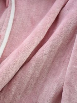 Women's Pajamas Sets Pure Color Warm Casual Soft Home Daily Bed Polyester Breathable Lapel Long Sleeve Shirt Pant Button Pocket Fall Winter Pink -Ladies Pajamas Store twjijk1692348357362